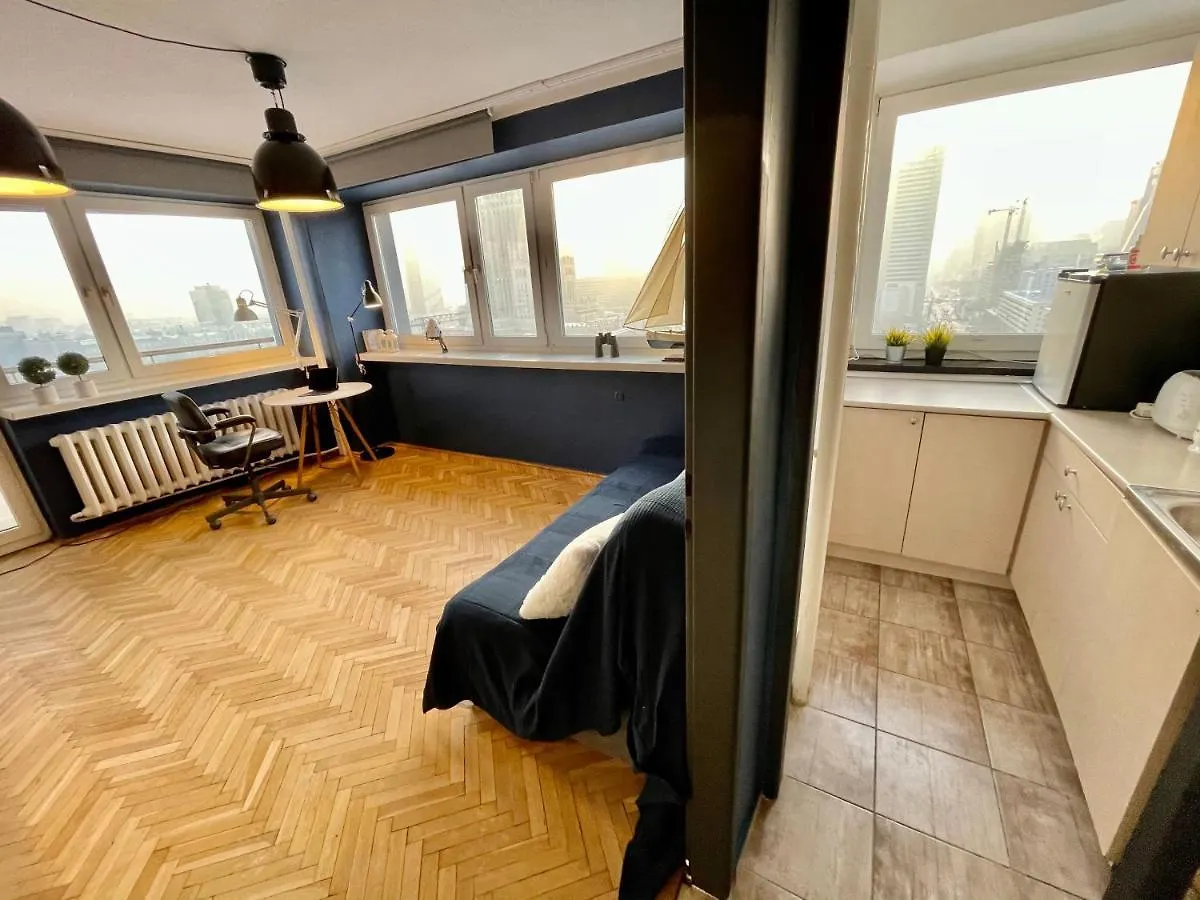Apartamento Super Apartament Blue Scisle Centrum Dwie Linie Metra Netflix Wifi 300 Mbs Panorama Miasta Varsovia