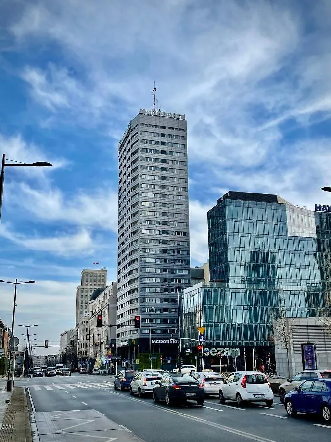 Super Apartament Blue Scisle Centrum Dwie Linie Metra Netflix Wifi 300 Mbs Panorama Miasta Varsovia 0*,  Polonia
