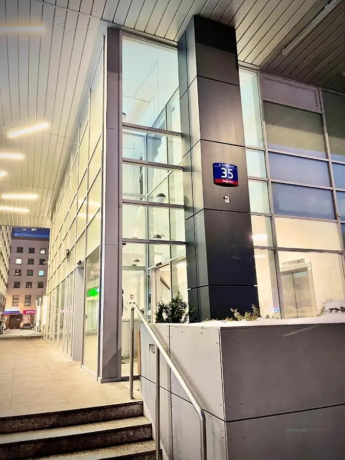 Super Apartament Blue Scisle Centrum Dwie Linie Metra Netflix Wifi 300 Mbs Panorama Miasta Варшава