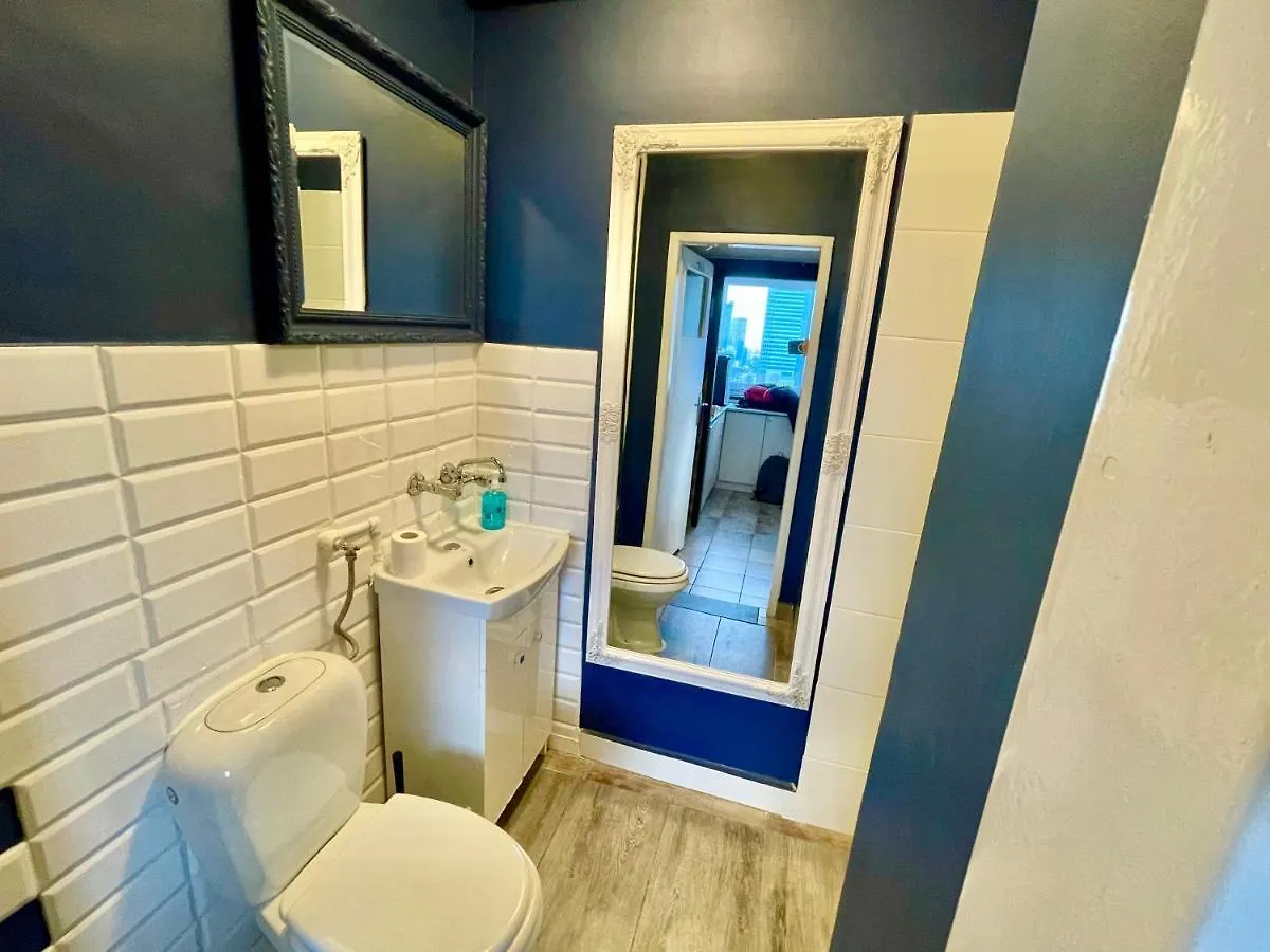 Апартаменты Super Apartament Blue Scisle Centrum Dwie Linie Metra Netflix Wifi 300 Mbs Panorama Miasta Варшава